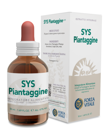 SYS piantaggine - 25% di SCONTO sul primo acquisto