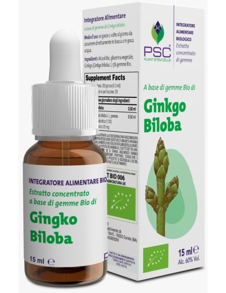 PSC ginkgo biloba  - 25% di SCONTO sul primo acquisto
