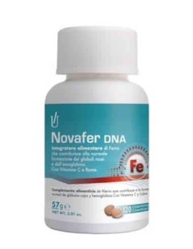 NOVAFER DNA - con Ferro - ActiveIron®, bisglicinato, pidolato, solfato, Rame.